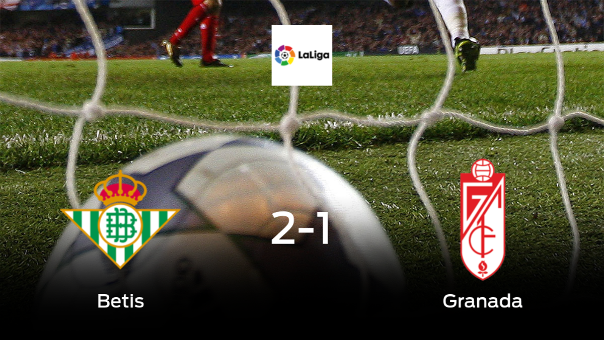 Victoria del Real Betis por 2-1 frente al Granada Victoria del Real Betis por 2-1 frente al Granada