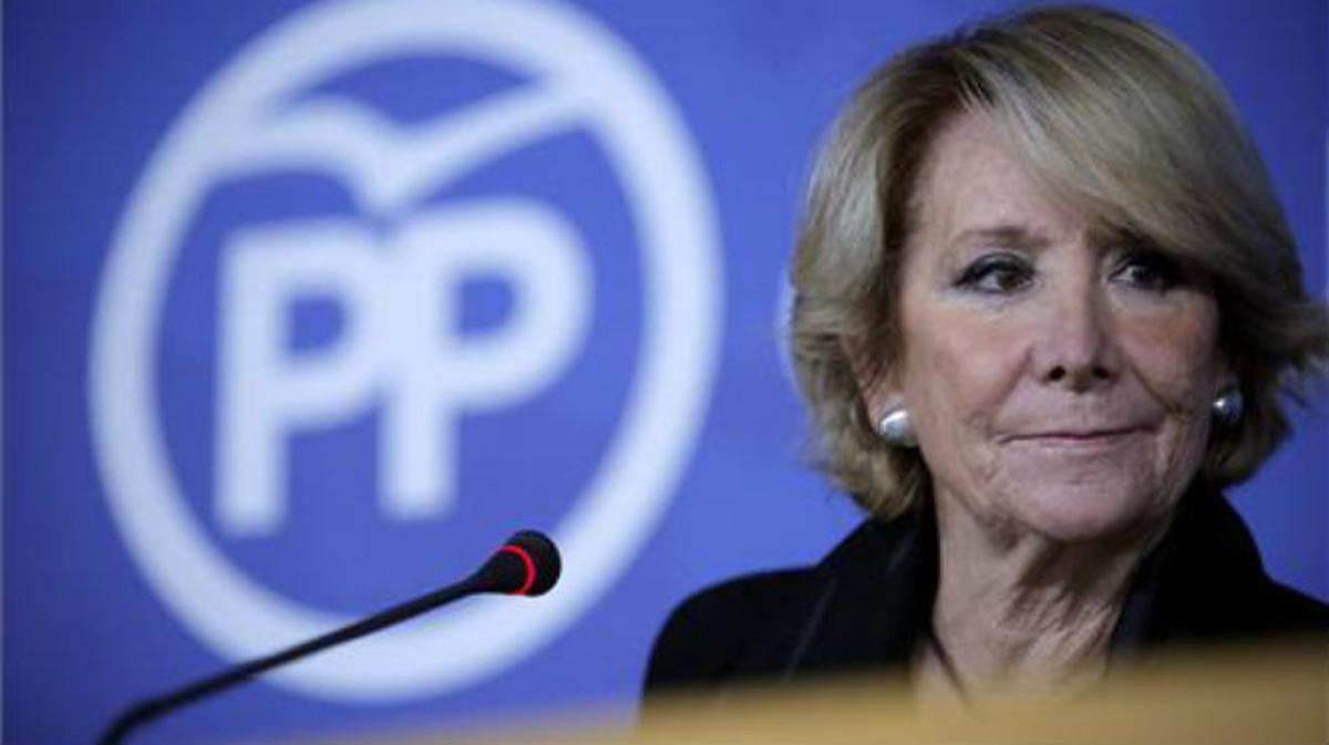 Esperanza Aguirre donarà el seu suport a Ayuso per presidir el PP de Madrid