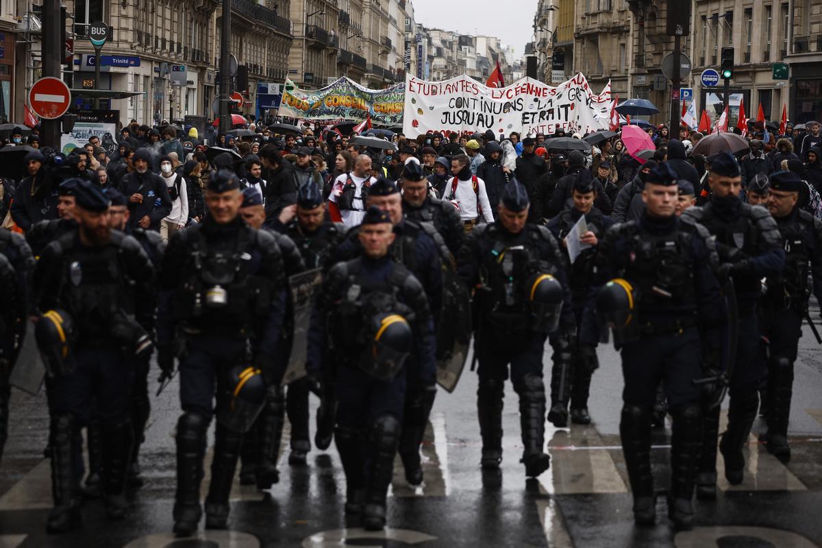 Protestas en Francia.