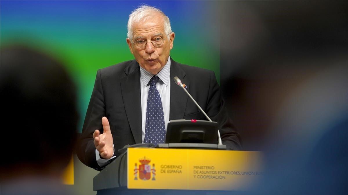 Josep Borrell, ministro de Exteriores en funciones.