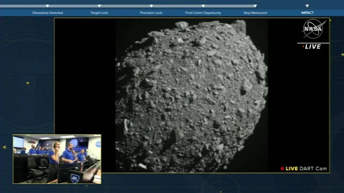 Missió DART de la NASA: així ha sigut la col·lisió contra l’asteroide aquesta matinada