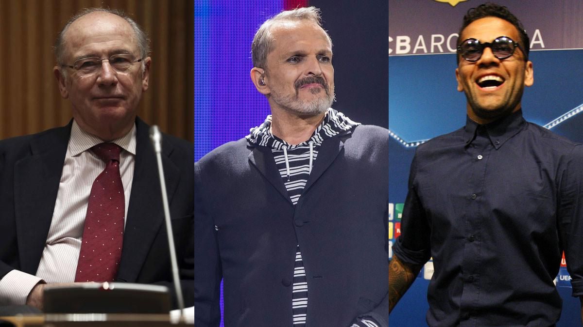 Rato, Bosé y Alves. Rato, Bosé y Alves.