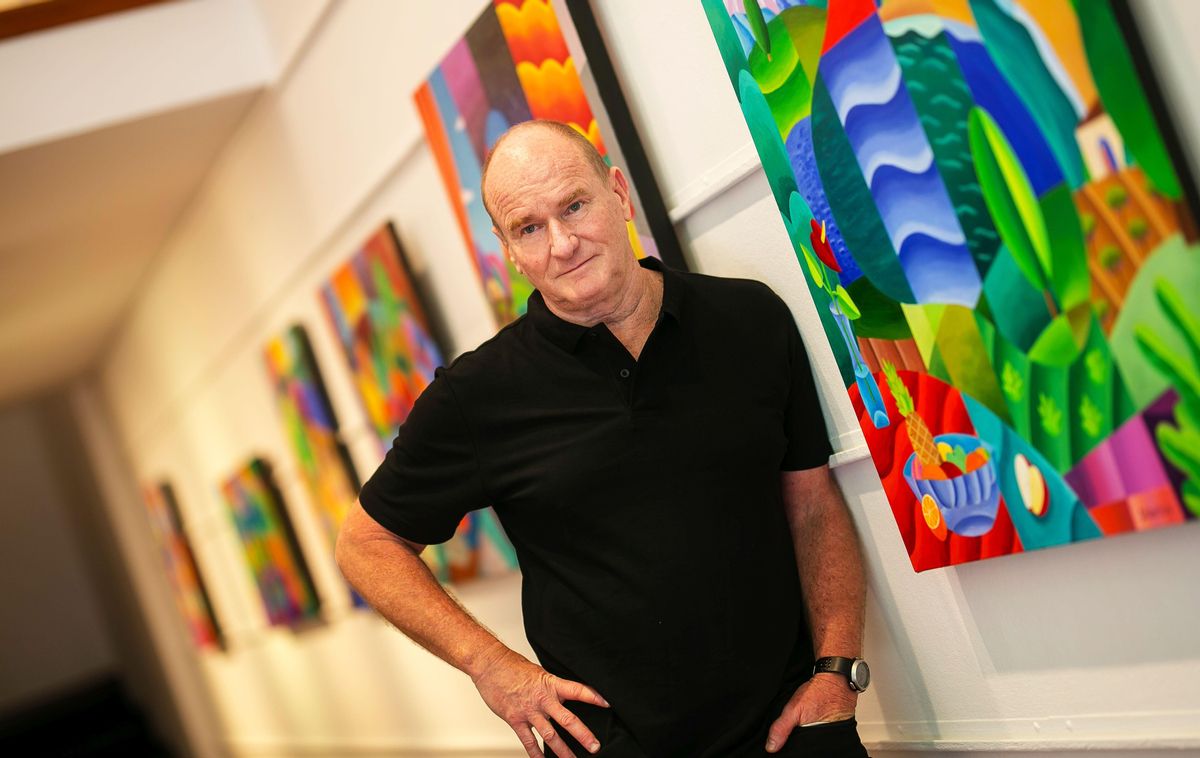 Philip Stanton en la galería Barnadas Philip Stanton en la galería Barnadas
