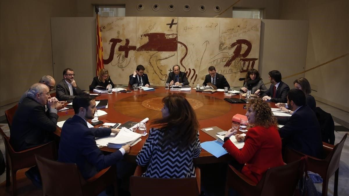 Reunión del Govern. Reunión del Govern.