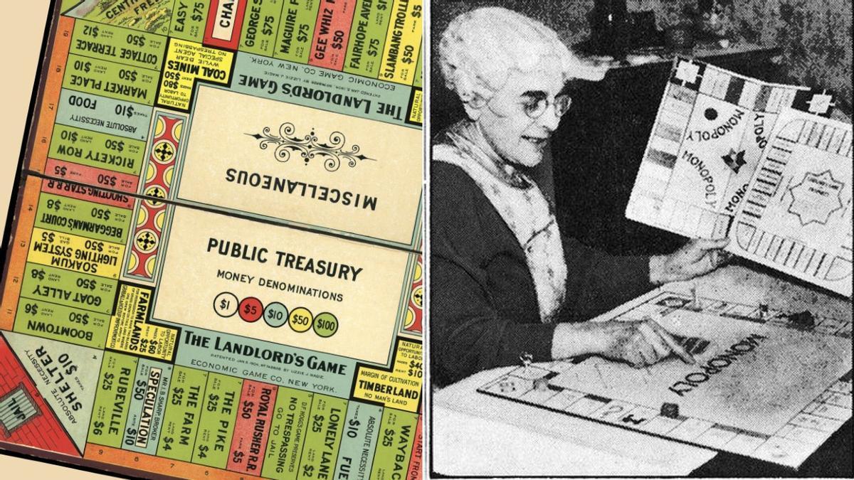 Elizabeth ’Lizzie’ Magie, la verdadera inventora del Monopoly.