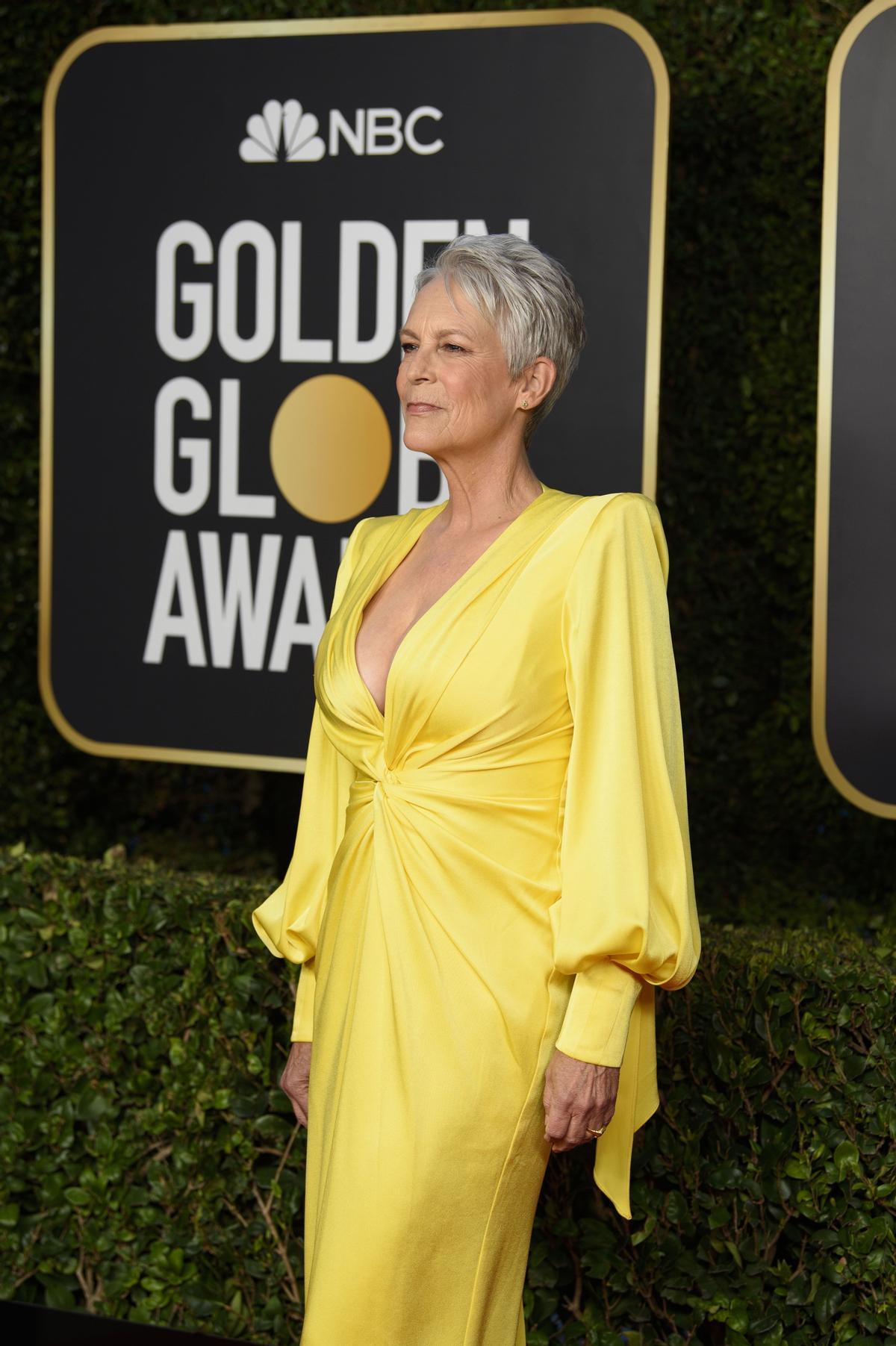 jamie lee curtis golden globes 2021