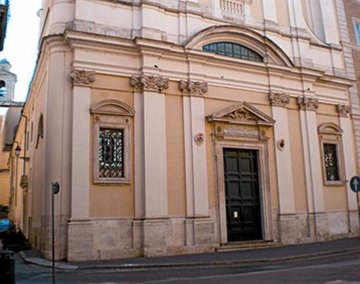 Basílica 8 Sant’Apollinare, donde yace De Pedis. Basílica 8 Sant’Apollinare, donde yace De Pedis.