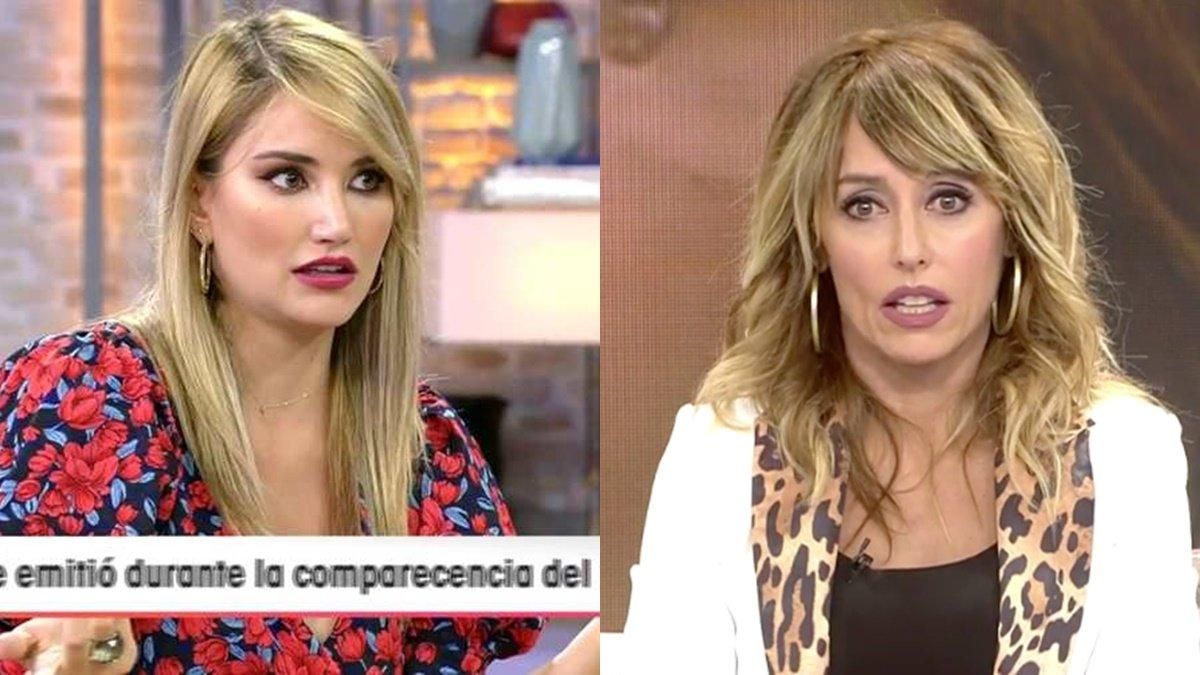 El pique de Emma García con Alba Carrillo tras su bronca con María Patiño: "Defiendo a quien me da la gana" El pique de Emma García con Alba Carrillo tras su bronca con María Patiño: "Defiendo a quien me da la gana"