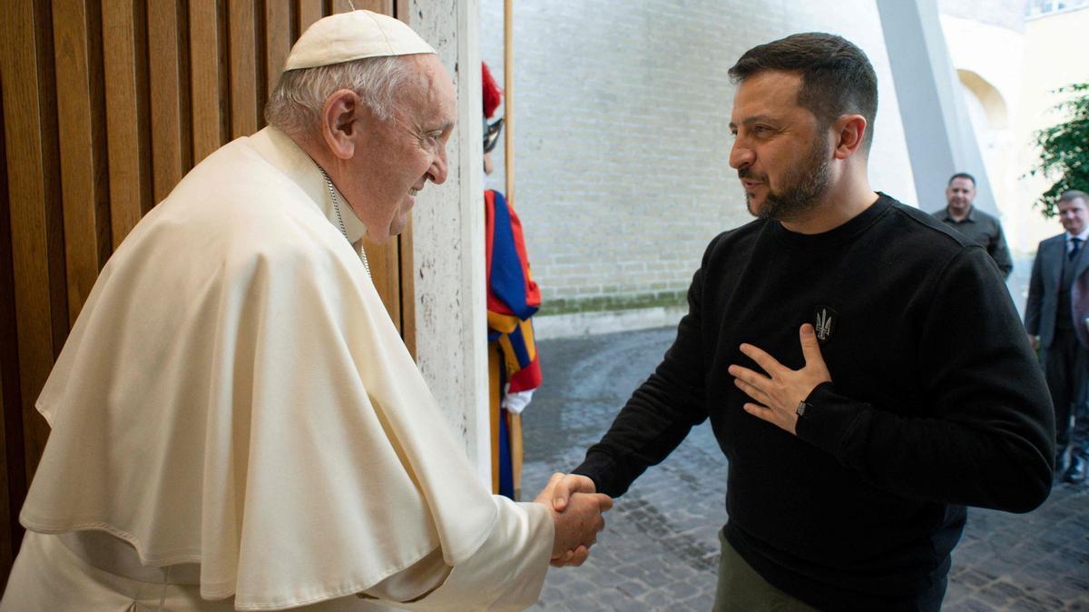 El Papa recibe a Zelenski en el Vaticano
