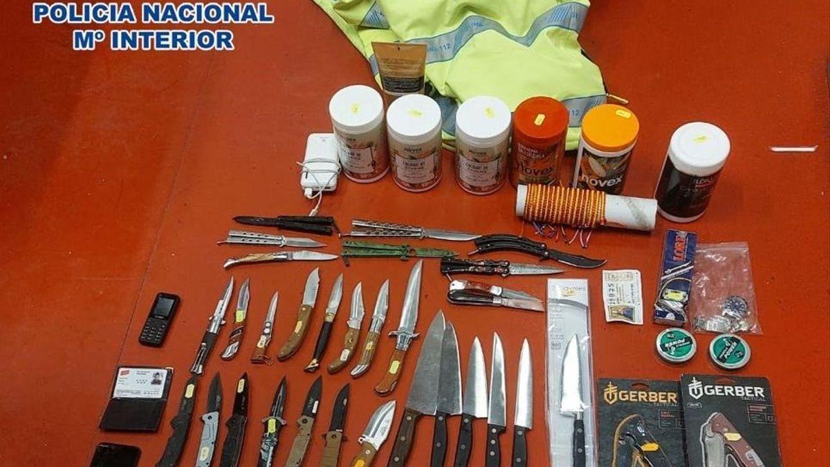 Detingut a Madrid després d’entrar escalant a la casa de la seva exparella i amenaçar-la amb ganivet