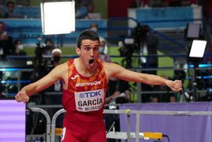 El murciano Mariano García se proclama campeón de 800 metros en el Mundial 'indoor' de Belgrado