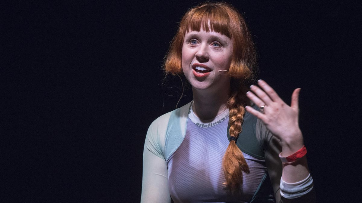 Holly Herndon, en su actuación en el Sónar, el jueves. Holly Herndon, en su actuación en el Sónar, el jueves.
