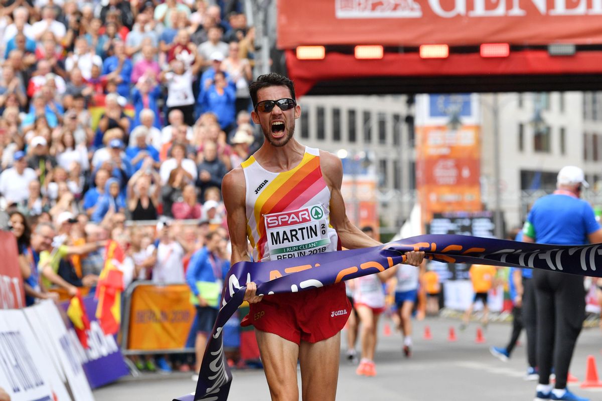 Álvaro Martín, en una de las competiciones Álvaro Martín, en una de las competiciones