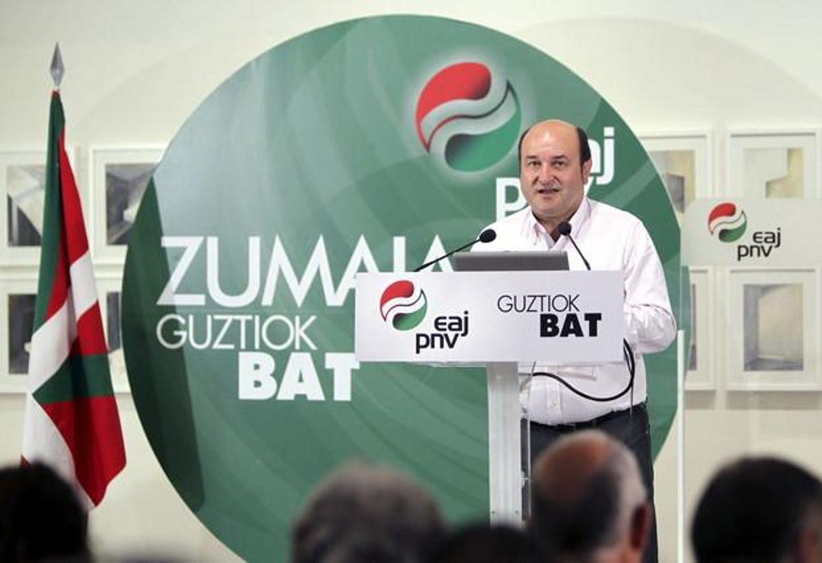 El presidente del PNV, Andoni Ortuzar, en una imagen de archivo. El presidente del PNV, Andoni Ortuzar, en una imagen de archivo.