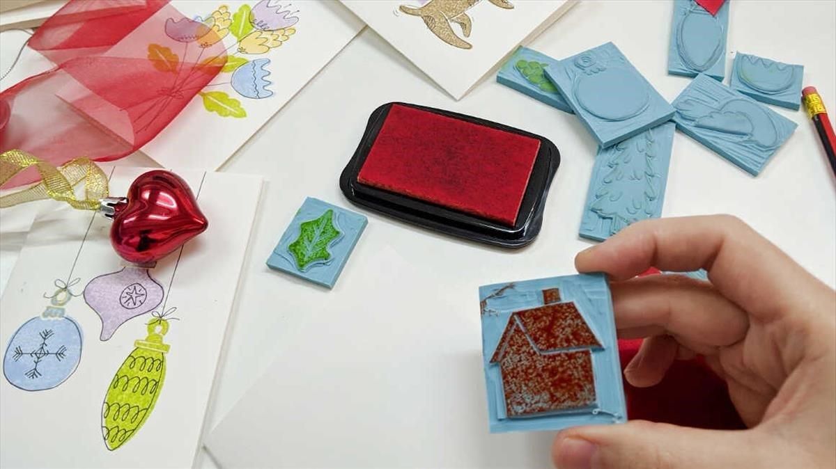 Cursillo de sellos navideños en Taller Balam. Cursillo de sellos navideños en Taller Balam.