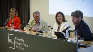 Debate del ciclo ‘La Barcelona que funciona’ sobre el desarrollo del distrito 22@en la UPF, con Anna Gener, Miquel Barceló, Isabel Sabadí y y Paco Hugas. 