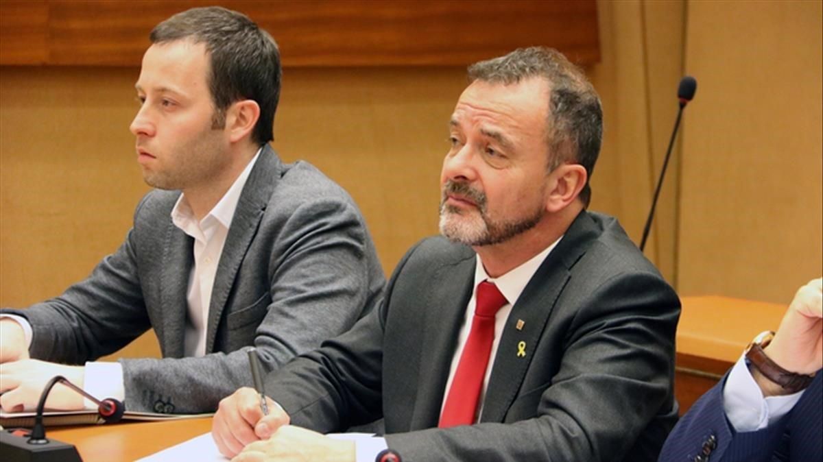 Carles Garcias (izquierda), exjefe de gabinete de Alfred Bosch (derecha) Carles Garcias (izquierda), exjefe de gabinete de Alfred Bosch (derecha)