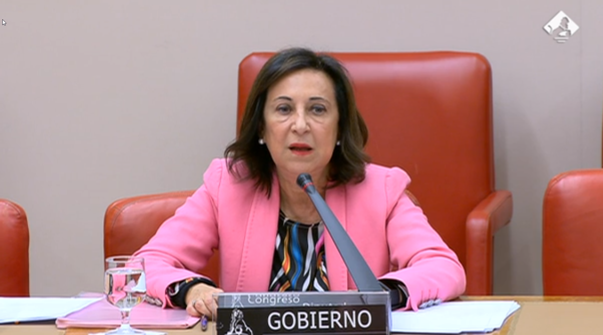 Margarita Robles, ante la Comisión de Defensa del Congreso. Margarita Robles, ante la Comisión de Defensa del Congreso.