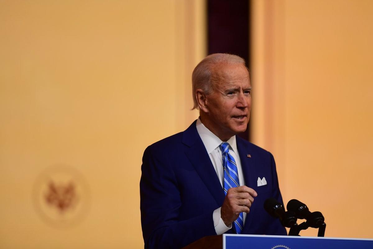 Joe Biden, durante el discurso de Acción de Gracias, el pasado 25 de noviembre. Joe Biden, durante el discurso de Acción de Gracias, el pasado 25 de noviembre.