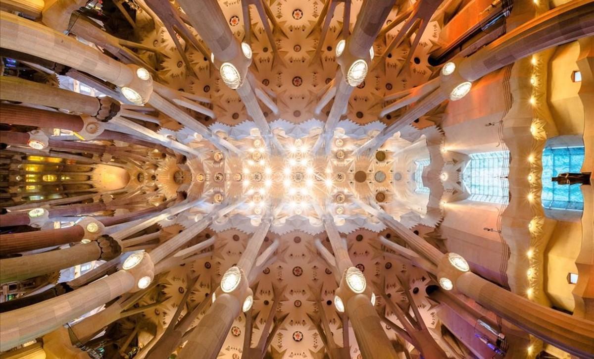 La cubierta de la Sagrada Família.