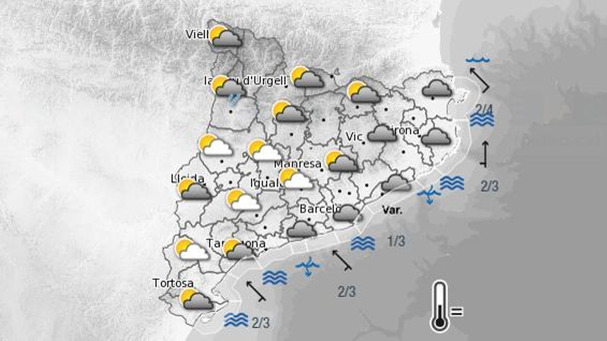 La previsión para el domingo por la tarda La previsión para el domingo por la tarda