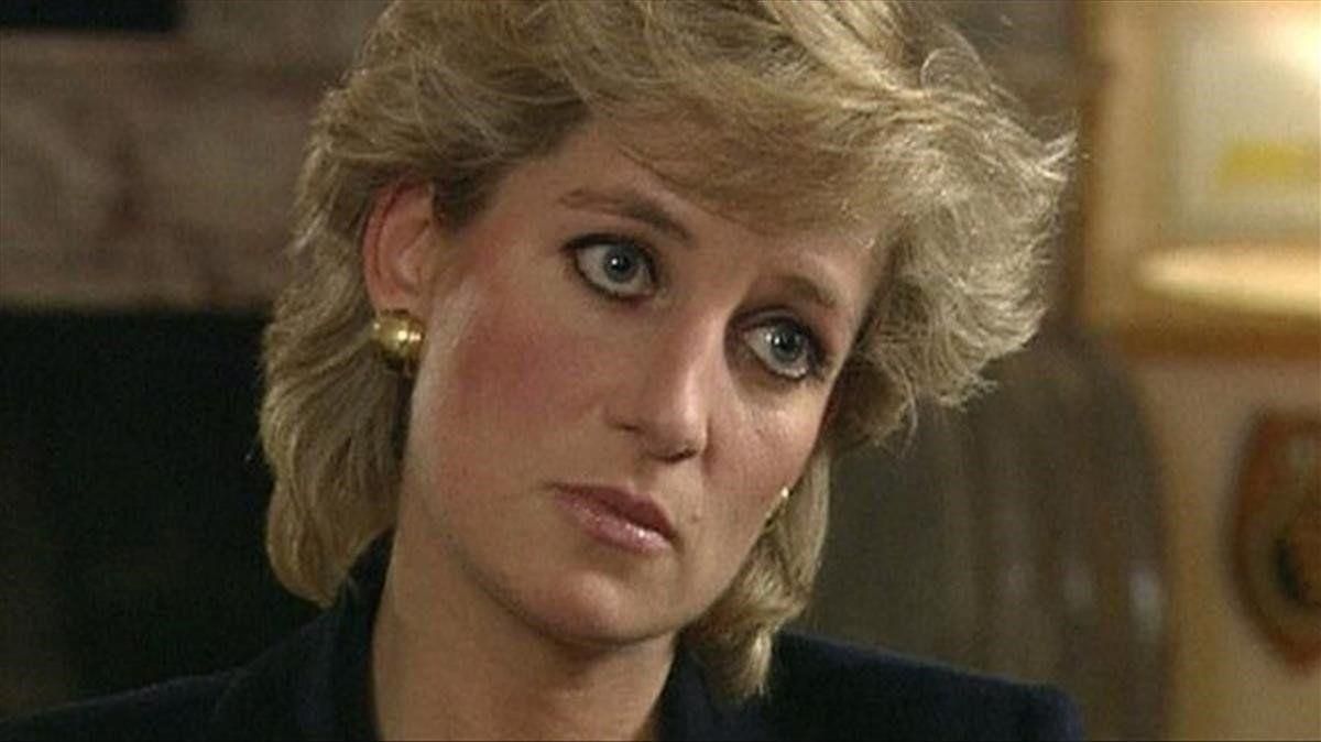 Lady Di en un fotograma de la histórica entrevista Lady Di en un fotograma de la histórica entrevista