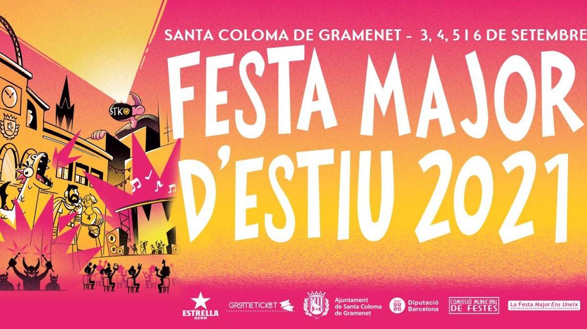 Cartel de la Fiesta Mayor de Santa Coloma de Gramenet 2021. Cartel de la Fiesta Mayor de Santa Coloma de Gramenet 2021.