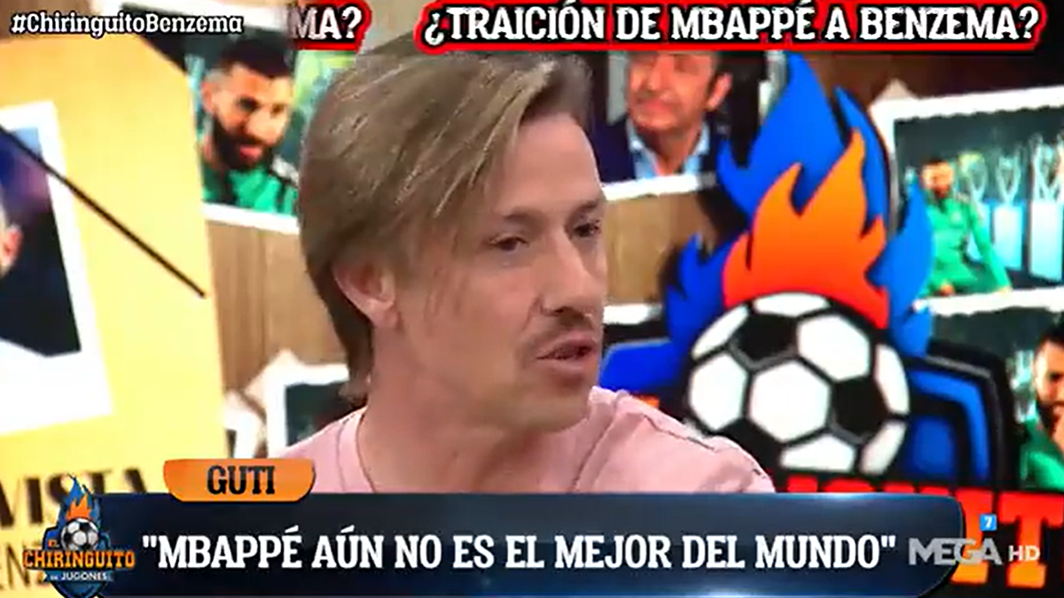 La dura crítica de Guti a Mbappé en 'El chiringuito': "Hay que decírselo a la cara" La dura crítica de Guti a Mbappé en 'El chiringuito': "Hay que decírselo a la cara"
