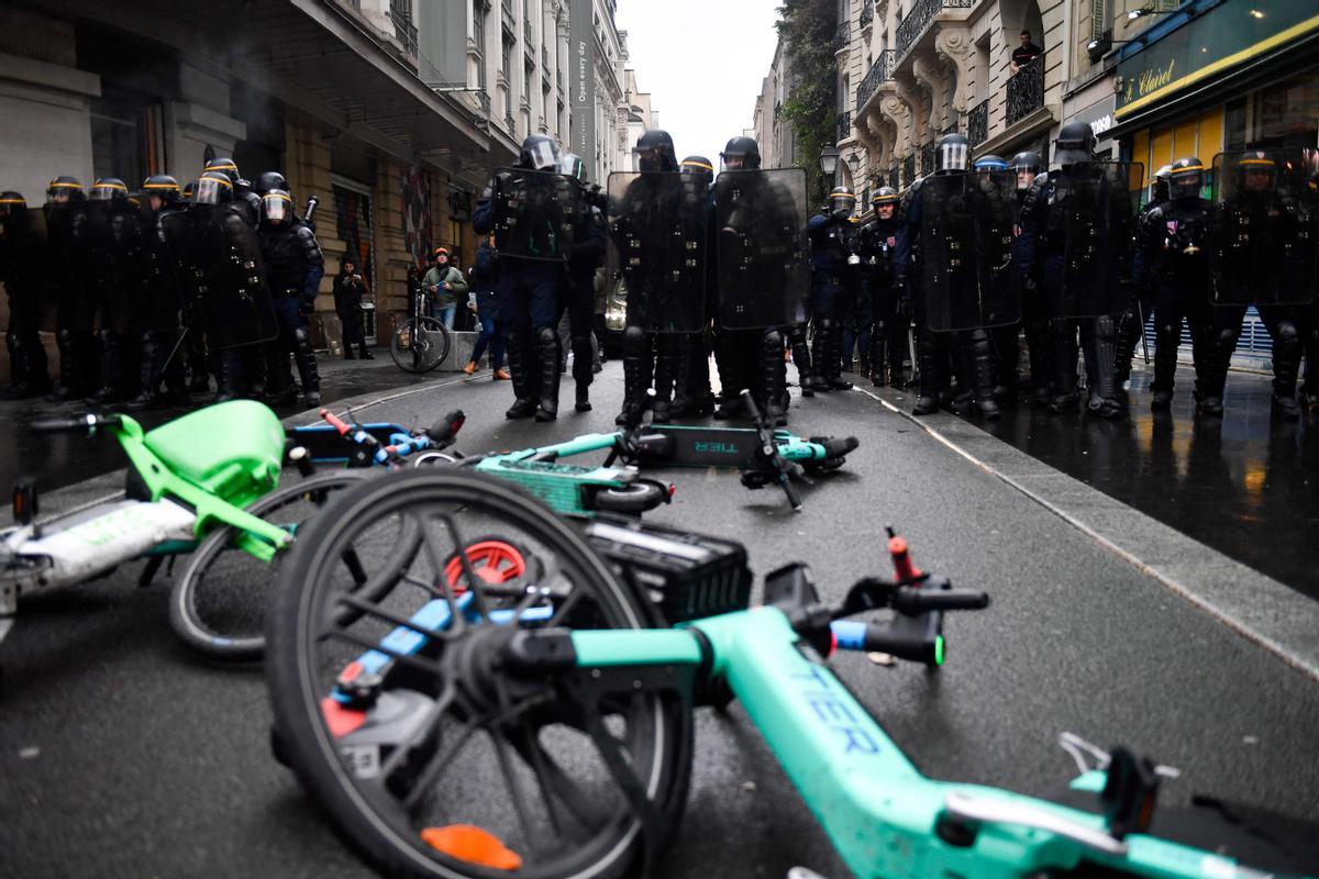 Protestas en Francia.