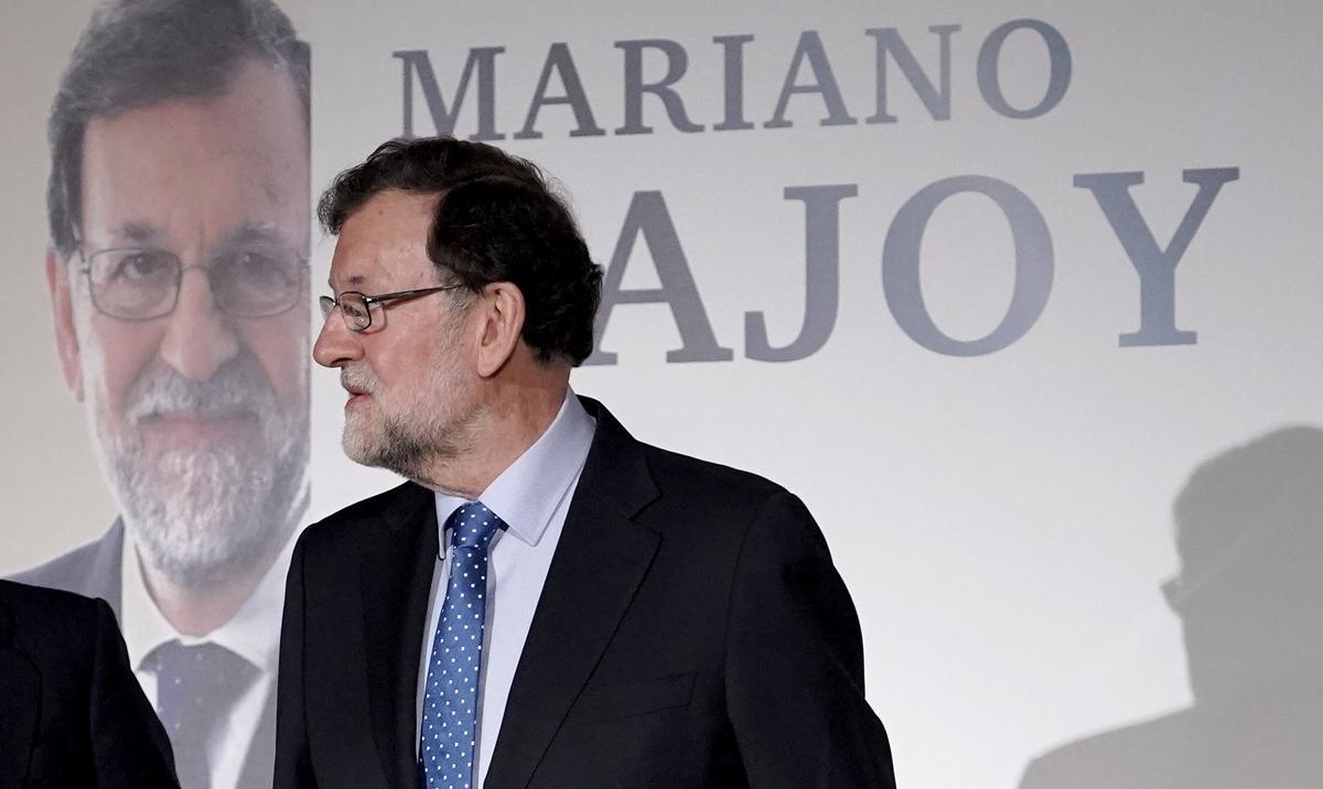 Mariano Rajoy, en la presentación de su libro. 