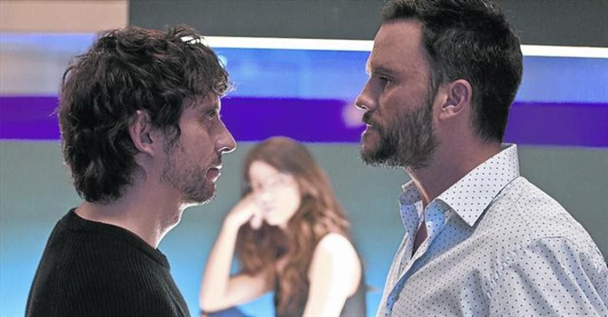Paco León se encara con Juan Pablo Raba en una escena de ’Siete años’. Paco León se encara con Juan Pablo Raba en una escena de ’Siete años’.