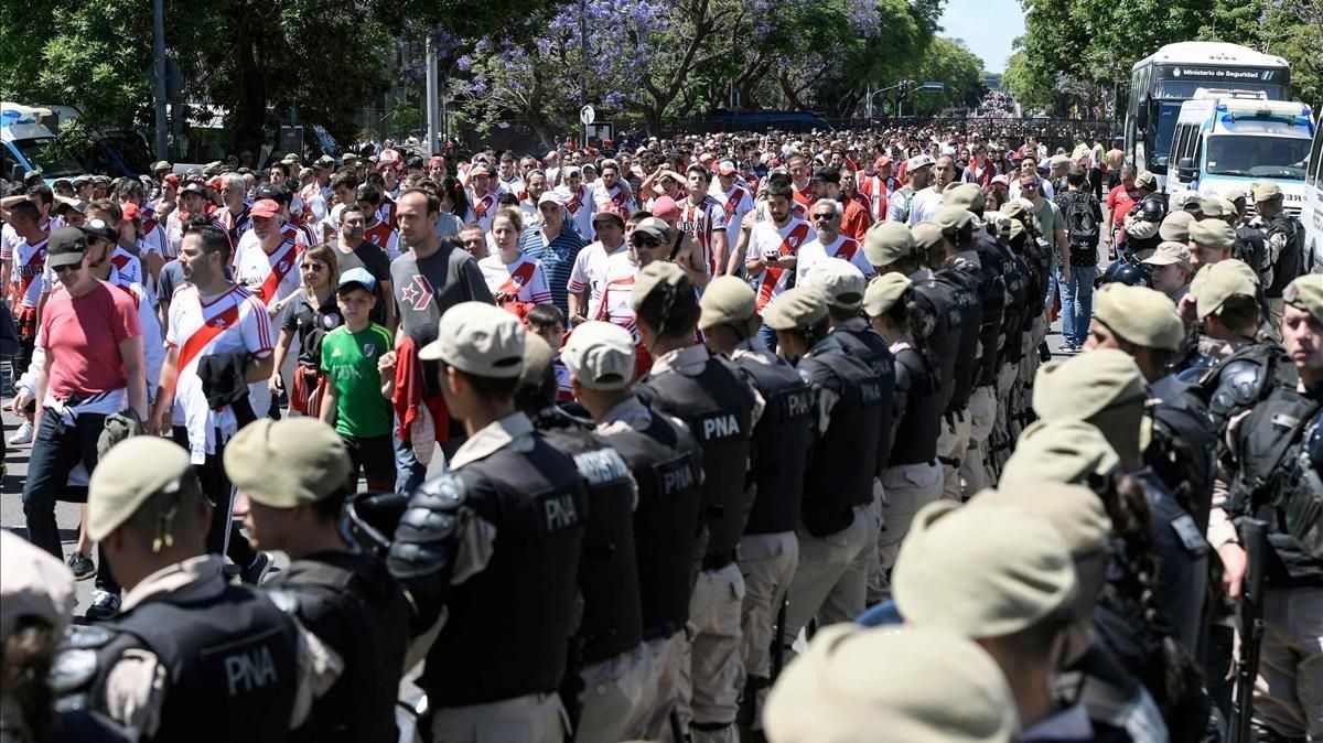 Uns 2.000 policies es desplegaran al River-Boca Uns 2.000 policies es desplegaran al River-Boca