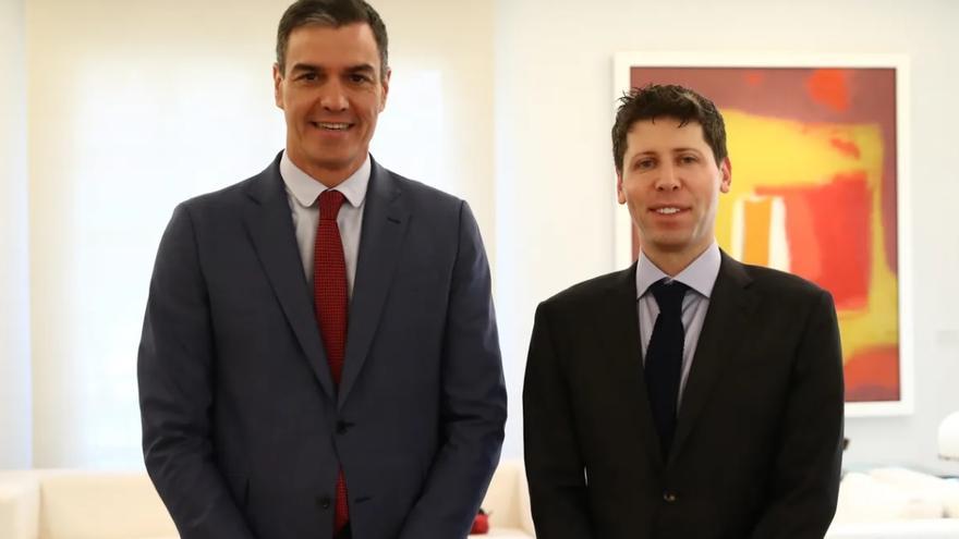 Pedro Sánchez conoció a Sam Altman, el ‘padre’ de ChatGPT.  ¿De qué han hablado?