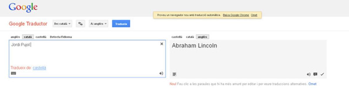 Google Translate suma un nuevo error