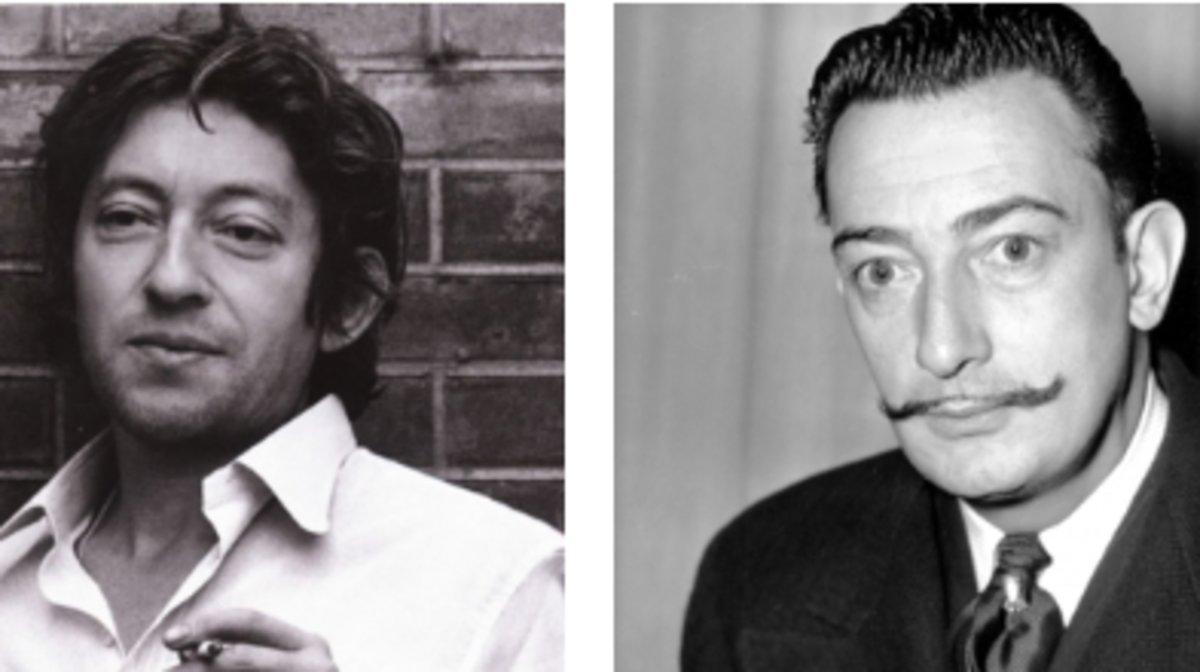 Serge Gainsbourg y Salvador Dalí