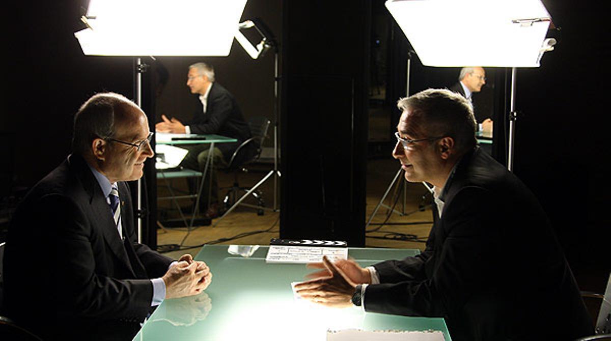 Entrevista de Sardà amb José Montilla.