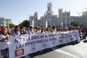 Manifestación celebrada este sábado por las calles de Madrid