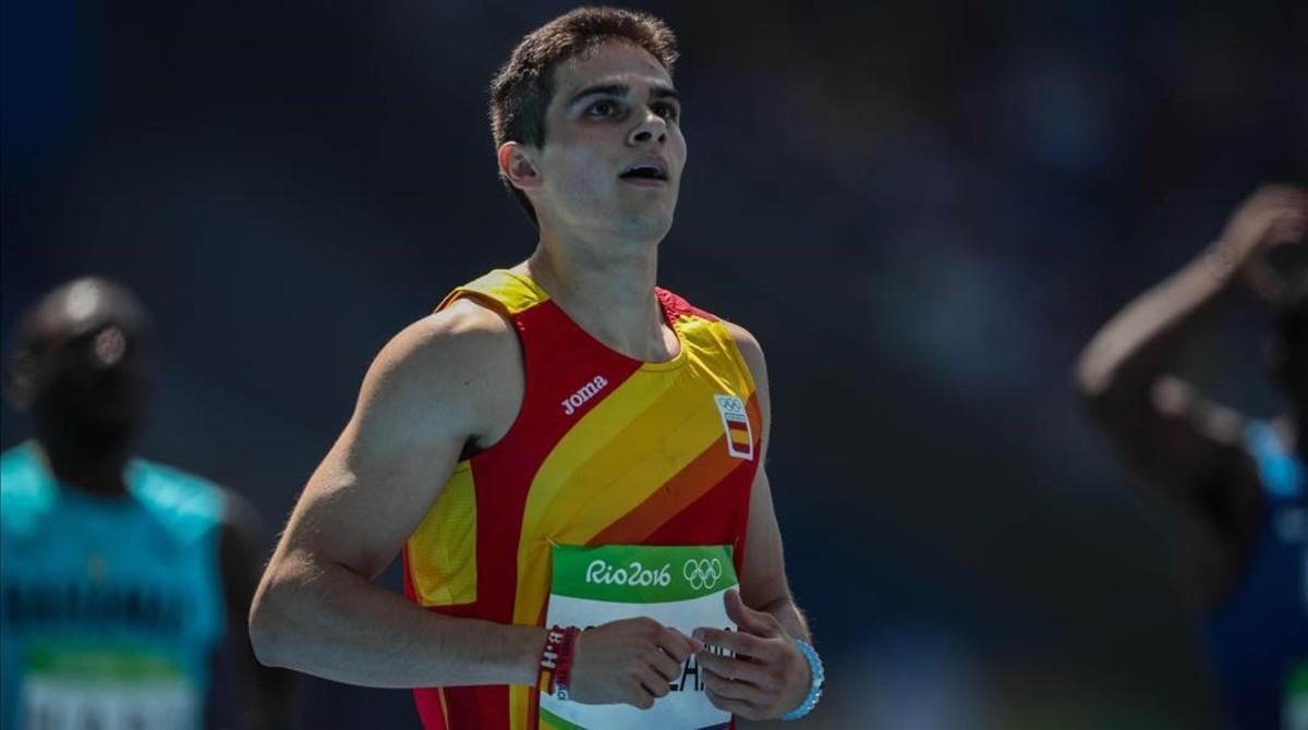 Bruno Hortelano, en los Juegos de Río, antes de sufrir el accidente.