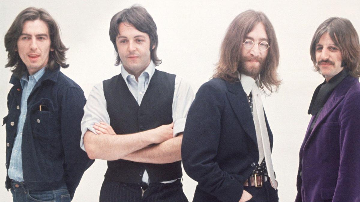 George Harrison, Paul McCartney, John Lennon y Ringo Starr, los Beatles.