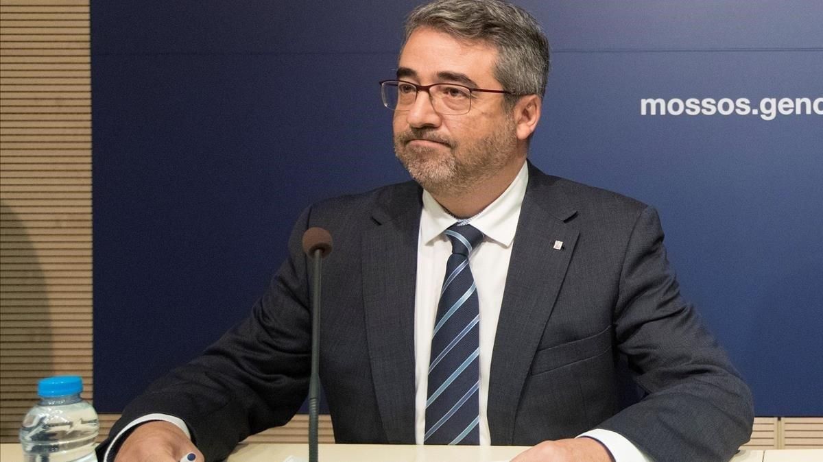 El ya exdirector general de los Mossos, Andreu Joan Martínez. El ya exdirector general de los Mossos, Andreu Joan Martínez.