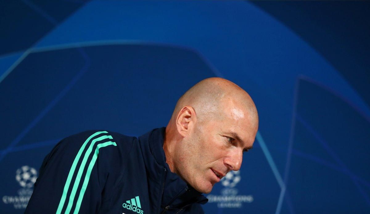Zinedine Zidane este martes en rueda de prensa. Zinedine Zidane este martes en rueda de prensa.