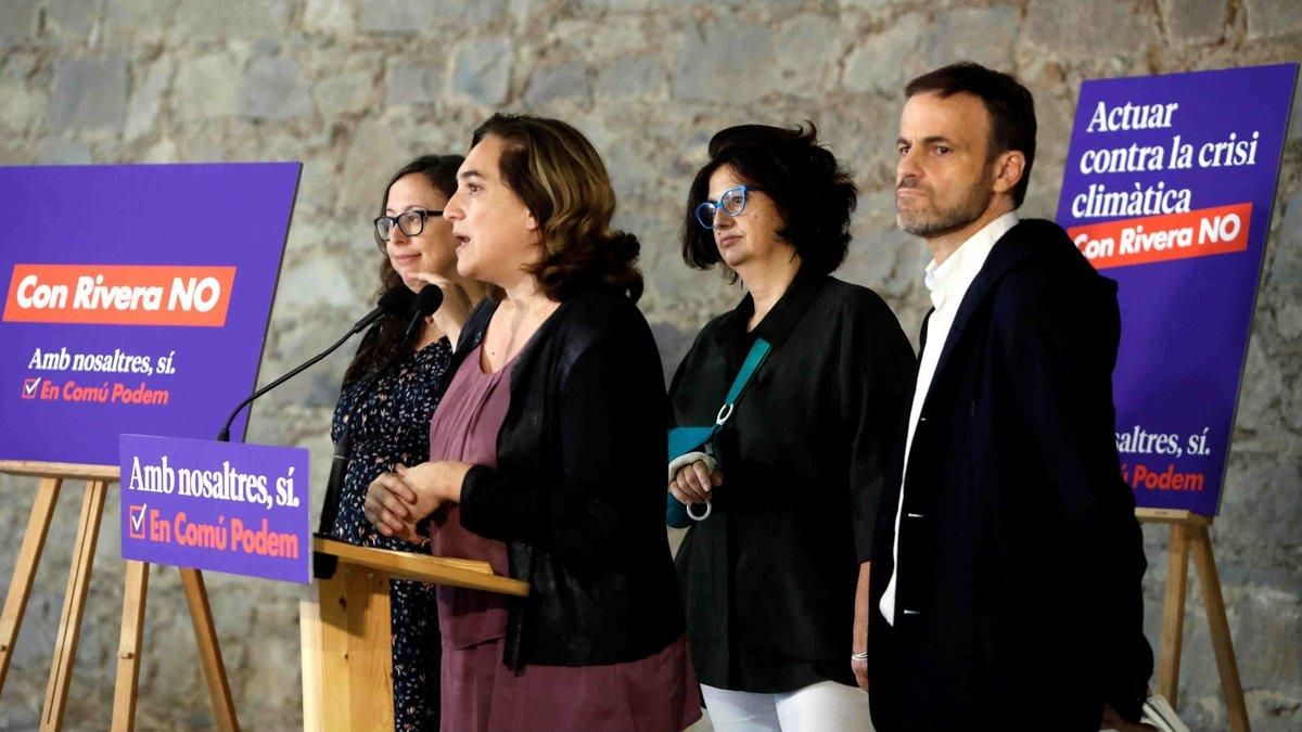 Ada Colau tancarà la llista d'En Comú Podem al Congrés per Barcelona Ada Colau tancarà la llista d'En Comú Podem al Congrés per Barcelona