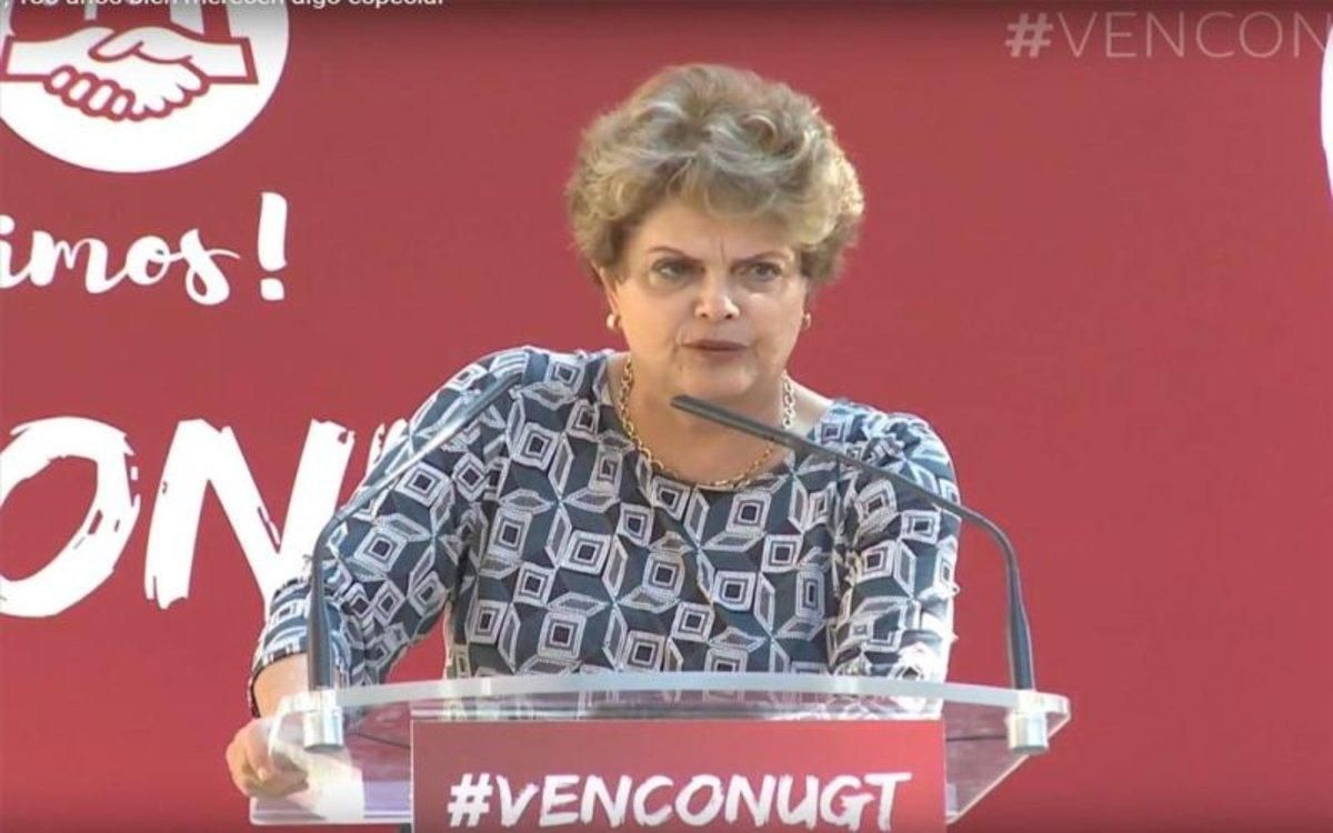 Dilma Rousseff, expresidenta de Brasil. Dilma Rousseff, expresidenta de Brasil.