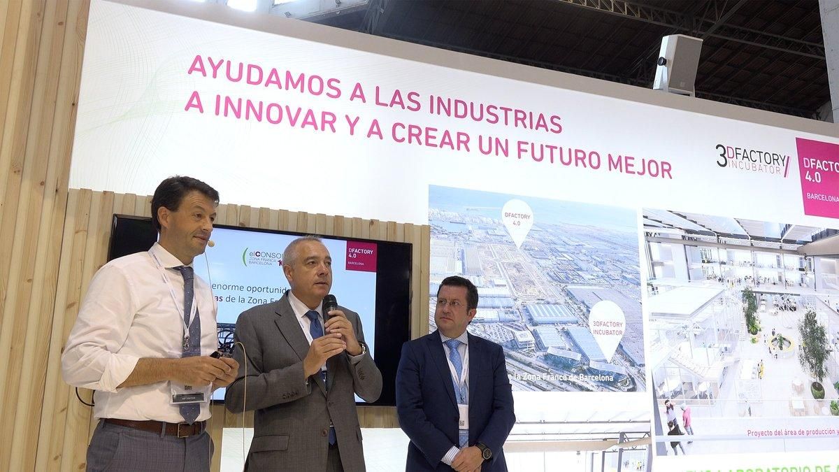 El delegado especial del Estado en el Consorci de la Zona Franca de Barcelona (CZFB), Pere Navarro, en la presentación del proyecto en la Barcelona Industry Week. El delegado especial del Estado en el Consorci de la Zona Franca de Barcelona (CZFB), Pere Navarro, en la presentación del proyecto en la Barcelona Industry Week.