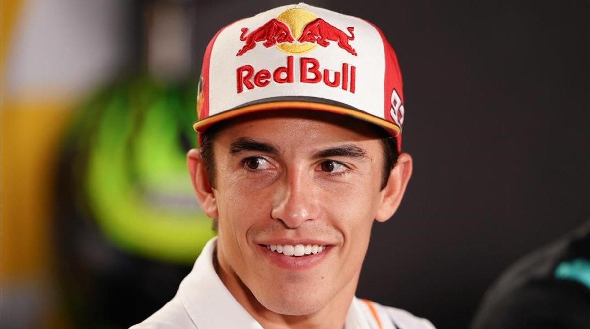 El catalán Marc Márquez (Honda), hoy, en la conferencia de prensa de Sepang (Malasia). El catalán Marc Márquez (Honda), hoy, en la conferencia de prensa de Sepang (Malasia).