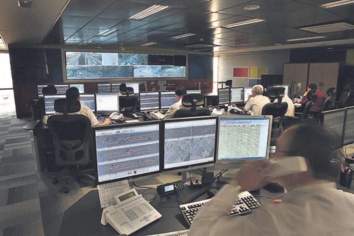 Centro de control de TMB. Centro de control de TMB.