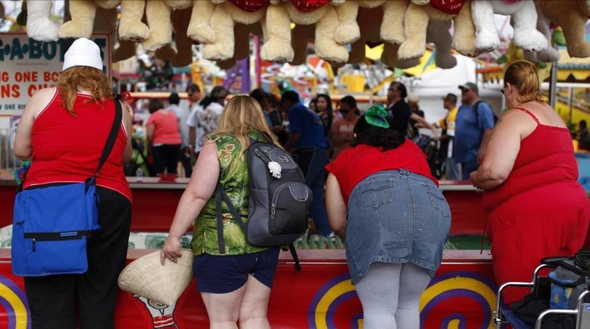 Mujeres con sobrepeso en San Diego, EEUU. Mujeres con sobrepeso en San Diego, EEUU.