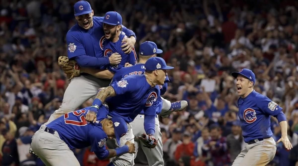 Los Cubs estallaron en júbilo al saberse campeones de la MLB Los Cubs estallaron en júbilo al saberse campeones de la MLB