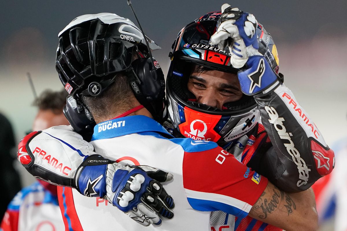 El español Jorge Martín (Ducati), debutante en MotoGP, ha logrado, hoy, la ’pole’ en Valencia. El español Jorge Martín (Ducati), debutante en MotoGP, ha logrado, hoy, la ’pole’ en Valencia.