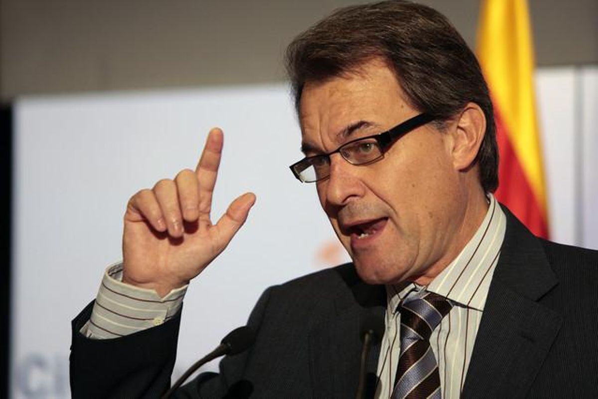 Artur Mas, durante su intervención en la ’docsession’ sobre políticas sociales, hoy, en Barcelona. Artur Mas, durante su intervención en la ’docsession’ sobre políticas sociales, hoy, en Barcelona.